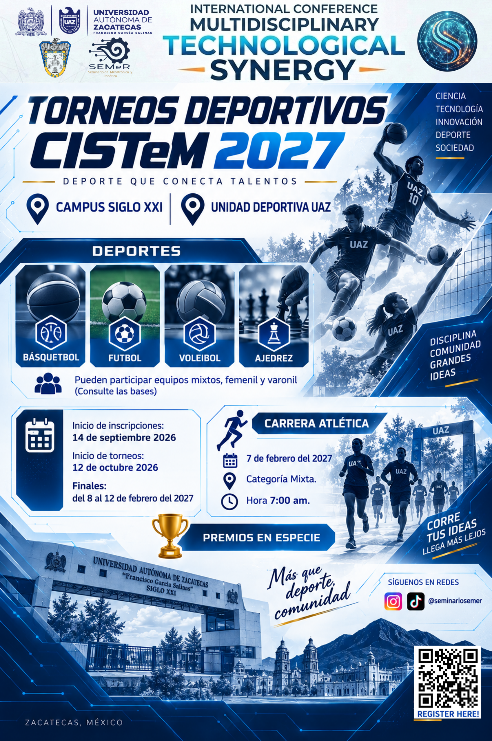 Torneos Deportivos CISTeM 2027