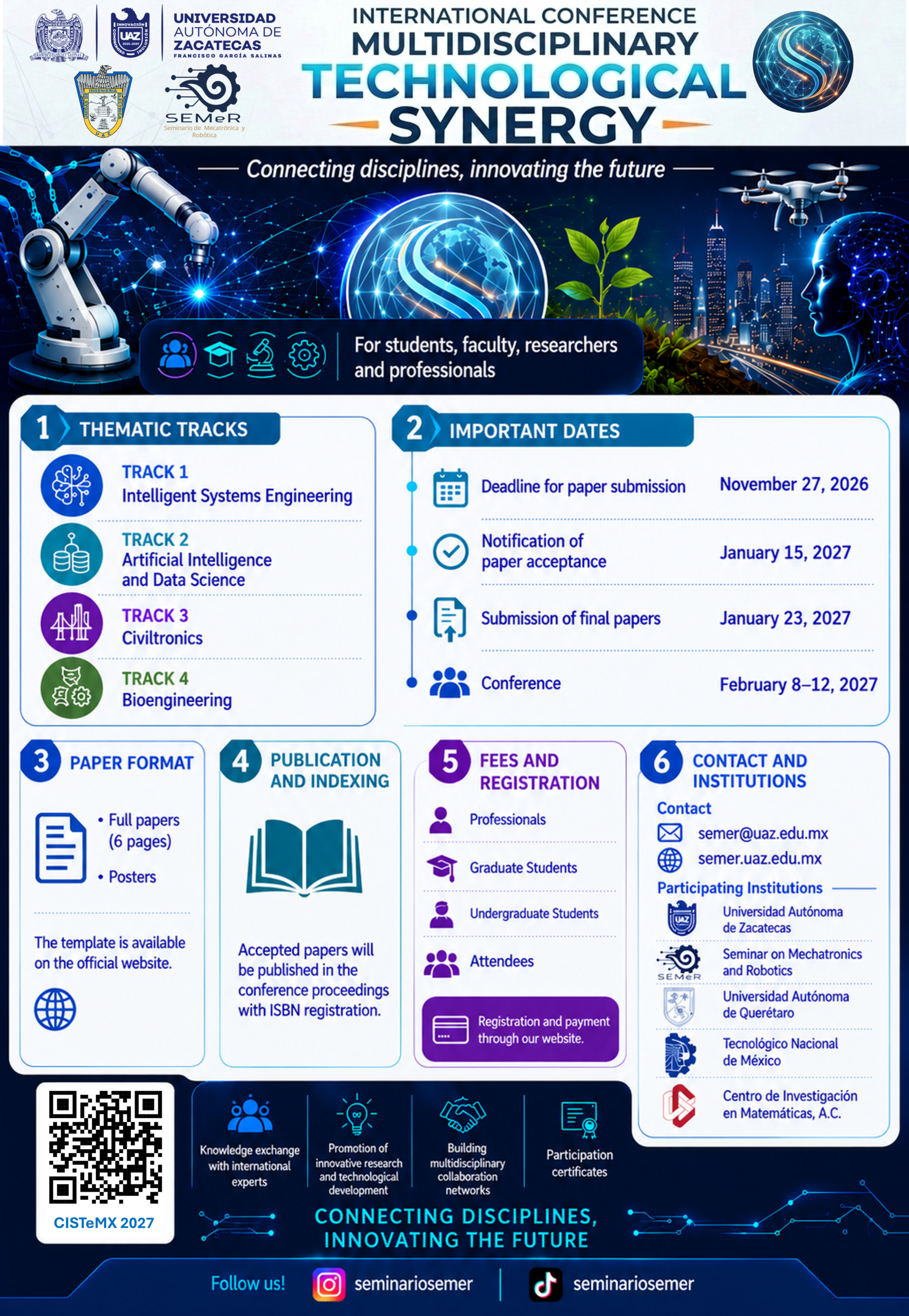 CISTeMX 2027 Official Poster — English